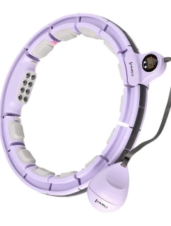 Hula Hop HMS HHM13 s magnety, závažím a počítadlem fialové barvy