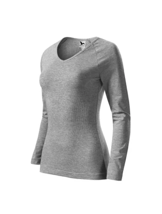 Malfini Elegance W MLI-12712 tmavě šedé melanžové tričko Malfini Elegance W MLI-12712 tmavě šedé melanžové tričko