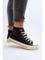 Dámské vysoké tenisky Big Star NN274283 černé