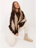 Jumper MI SW WM295.15 hnědý Jumper MI SW WM295.15 hnědý