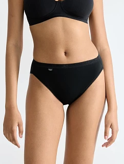Kalhotky sloggi Basic+ Tai 4P černé BLACK - SLOGGI