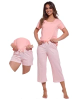 Dámské třídílné pyžamo Cornette 466/322 Cleo kr/r S-2XL