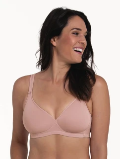 Selma Pure soft podprsenka košíčky se spacer-výztuží 5231 rosewood - RosaFaia