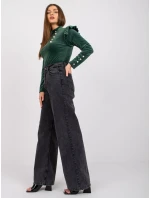 Halenka DHJ BZ 6533A.44P tmavě zelená