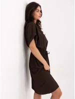 Šaty MI SK A63751.67 tmavě hnědé