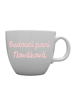 Personalizovaný MEGA XXL keramický hrnek 1 000 ml - budoucí paní Personalizovaný MEGA XXL keramický hrnek 1 000 ml - budoucí paní