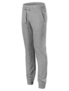 Rest tepláky pánské tmavě šedý melír