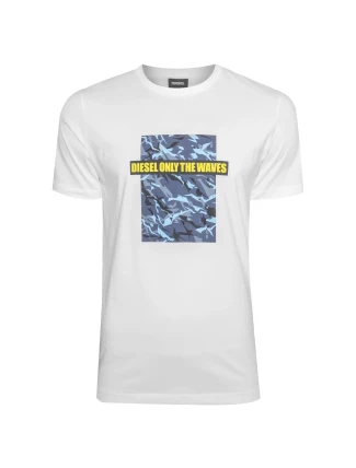 Pánské Tričko s krátkým rukávem 00ST5I-0NAVI-100 - Diesel