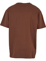 Build your Brand BY 102 Oversize tričko z těžké bavlny 56.0102 chocolate brown