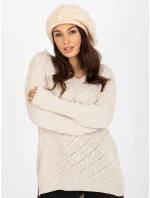 Čepice AT CZ BF 38722 světle béžová