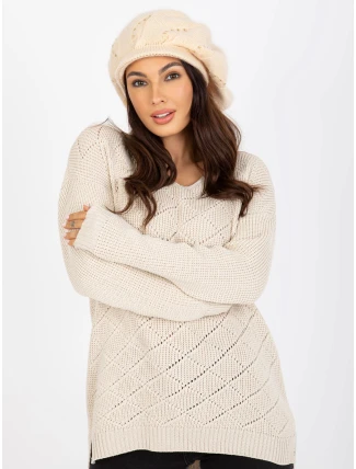 Čepice AT CZ BF 38722 světle béžová