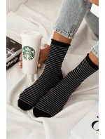 Dámské ponožky bez tlaku v tenkých proužcích 0200.120