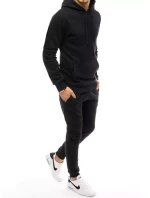 FashionStreet černá pánská tepláková souprava AX0350