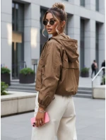 Dámská přechodová bunda GRAUS hnědá FashionStreet TY4235