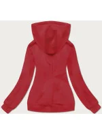 Tenká červená dámská "klokaní" mikina (W06-18) Tenká červená dámská "klokaní" mikina (W06-18)