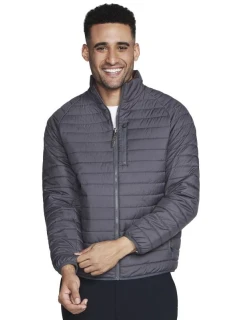 Skechers GO Shield Altitude Reversible Jacket JA139-BKCC Grey L