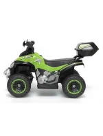 ČTYŘKOLOVÝ BATERIOVÝ VŮZ MICRON ZELENÝ 1039091