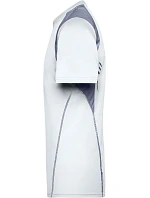 Daiber JN 397 Pánské běžecké tričko 02.0397 white/silver Daiber JN 397 Pánské běžecké tričko 02.0397 white/silver