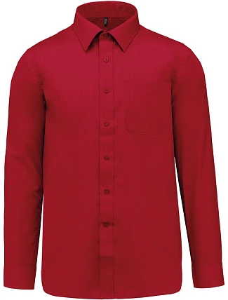 Kariban K 545 Popelínová košile "Jofrey" s dlouhým rukávem 20.K545 classic red Kariban K 545 Popelínová košile "Jofrey" s dlouhým rukávem 20.K545 classic red