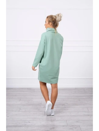 Šaty s kravatou tmavě mátové Šaty s kravatou tmavě mátové