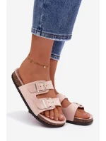 Dámské žabky Světle růžové Oliena