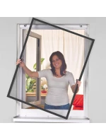 MOSKYTIÉRA DO OKNA ALU 130X150 ANTRACITOVÁ