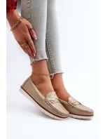 Dámské Mokasíny Z Ekokože Zlaté Nestalia