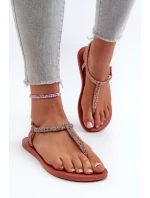 Dámské sandály japonky s flitry 26914 Ipanema Class Brilha Fem korálové