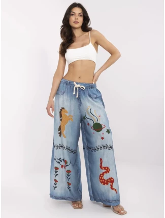 Kalhoty DHJ SP 19183 9.54 modrá