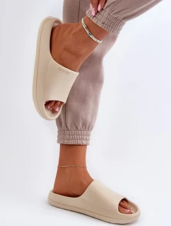 Lehké dámské pantofle Big Star Béžová