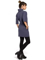 Dámská tunika B043 tmavě modrá - BEwear Dámská tunika B043 tmavě modrá - BEwear
