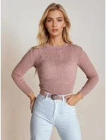 Dámský svetr AURINA light pink FashionStreet MY1387