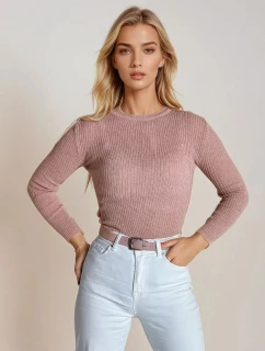 Dámský svetr AURINA light pink FashionStreet MY1387