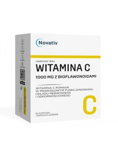 Novativ Vitamin C 1000 mg s bioflavonoidy, kapsle, 60 ks