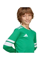 Adidas Squadra 25 dětské tričko s dlouhým rukávem zelené JN7491