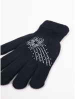 Dívčí pětiprsté rukavice Yoclub s tryskami RED-0216G-AA50-007 Black