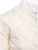 Pánská béžová košile FashionStreet DX2306