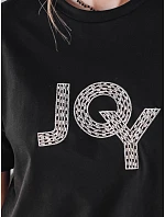 Dámské bavlněné tričko JOY černé FashionStreet RY2526 Dámské bavlněné tričko JOY černé FashionStreet RY2526