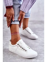 Dámské kožené tenisky Big Star – bílé Dámské kožené tenisky Big Star – bílé