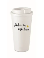 DĚDA VÍ VŠECHNO - bílý termohrnek 475 ml DĚDA VÍ VŠECHNO - bílý termohrnek 475 ml