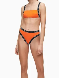 Vrchní díl plavek KW0KW00887-SCA oranžová - Calvin Klein