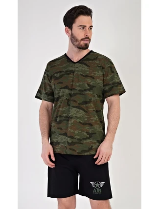 Pánské pyžamo šortky Air forces Pánské pyžamo šortky Air forces