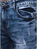 Pánské modré džínové kalhoty FashionStreet UX3593