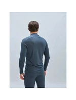 Cyklistické tričko POC M's Layer Merino Mock Neck Jersey, šedé