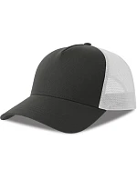 Atlantis Headwear Rapper Cotton-S 5 panelová Trucker kšiltovka 33.0260 dark grey/white