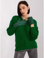 Rukavice AT RK 239507.53P tmavě zelené