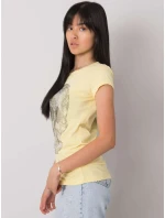 T košile EM TS ES 21 532.18 světle žlutá