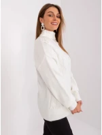 Dámský svetr AT SW 23401.97P Ecru - FPrice Dámský svetr AT SW 23401.97P Ecru - FPrice