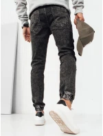 Pánské džínové kalhoty jogger černé FashionStreet UX3944