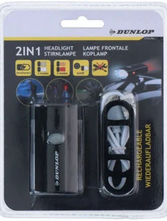Světlo Dunlop 2v1 pro jízdní kola 472843